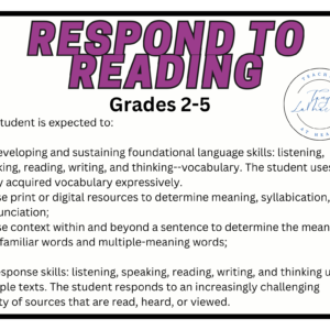 Respond to Reading and Become a Better Reader (PDF & Digital Journal)