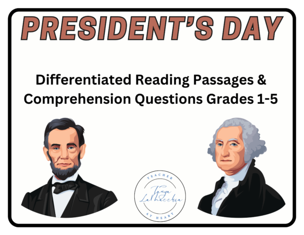 President's Day - Differentiated Reading Passages