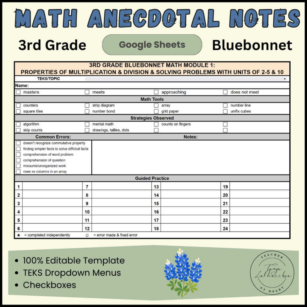 3rd-grade-bluebonnet-math-anecdotal-notes-template-preview